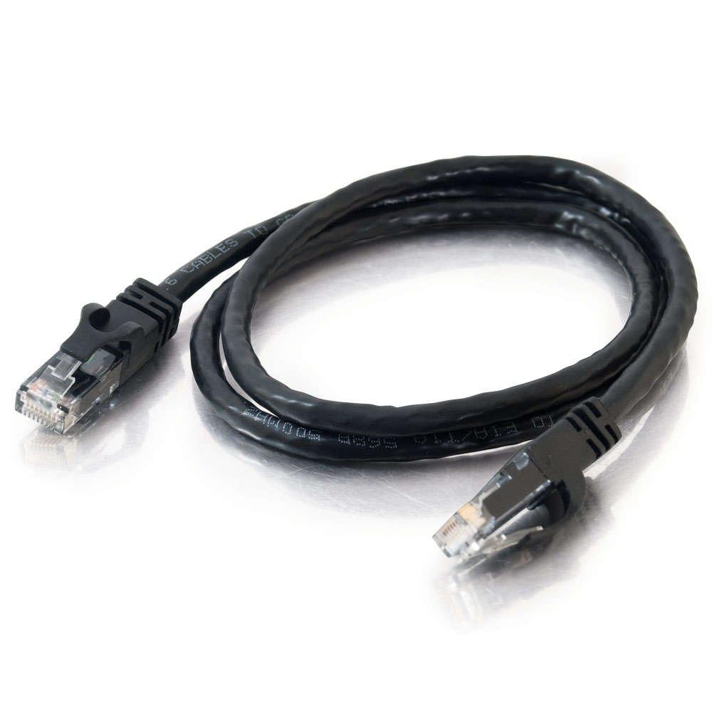 Cbl/2M Black CAT6 PVC Snagless UTP Patch