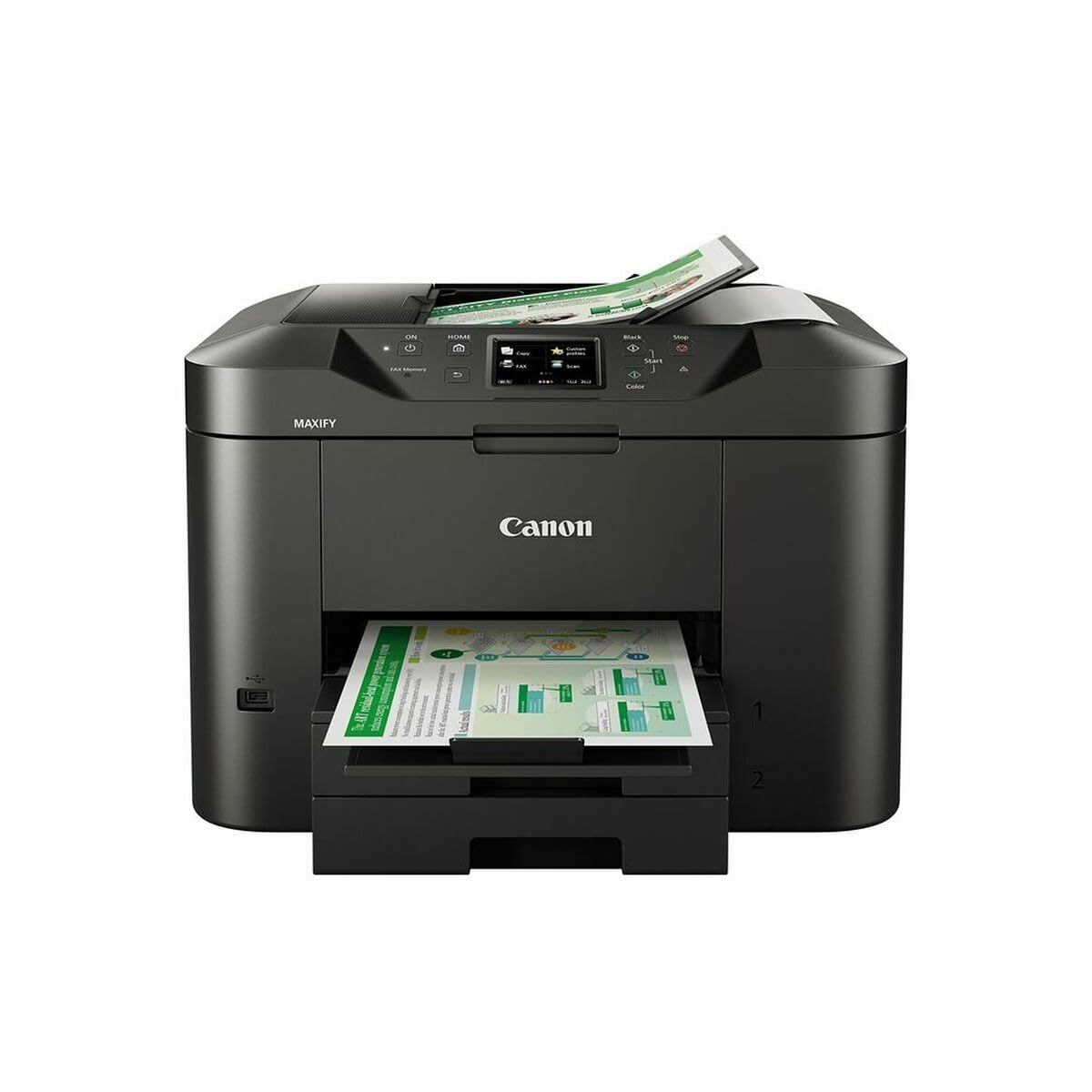 CANON MAXIFY MB2750 MFP colour ink-jet A4 210x297mm A4 22ppm copy 24 ipm print 500 sheets USB 2.0 LAN Wi-Fi USB host
