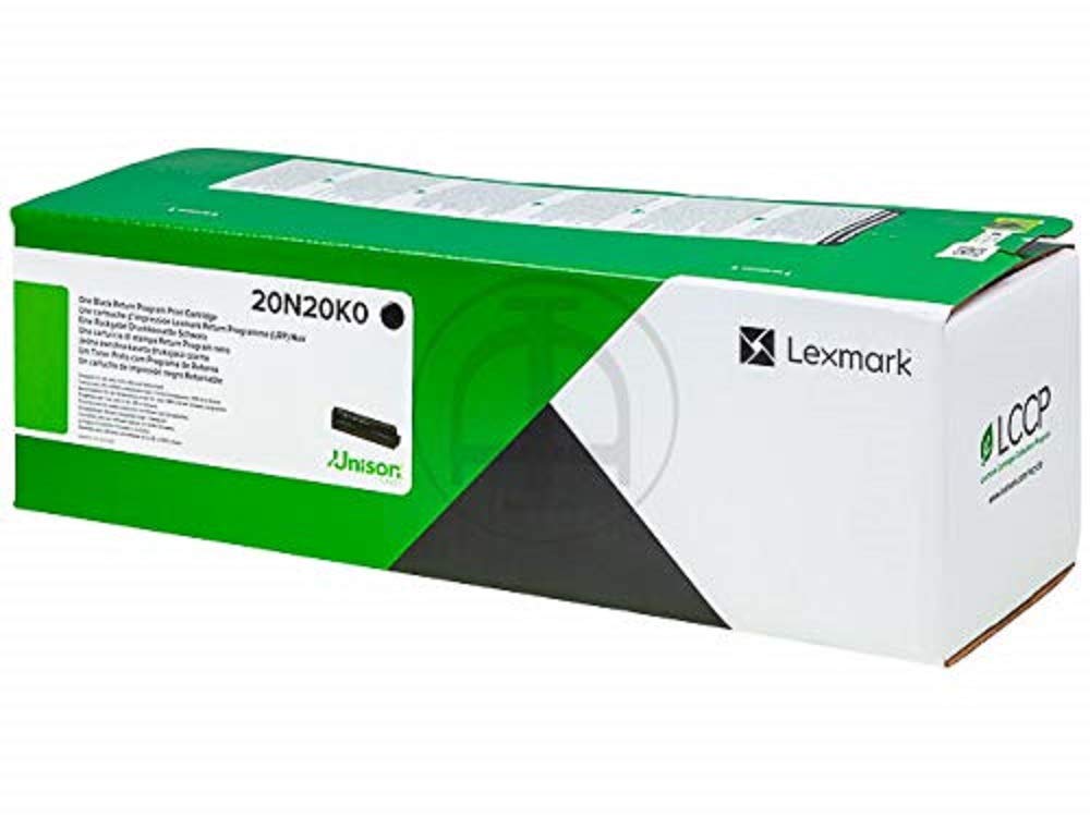 LEXMARK 20N20K0 Black Return Program Print Cartridge