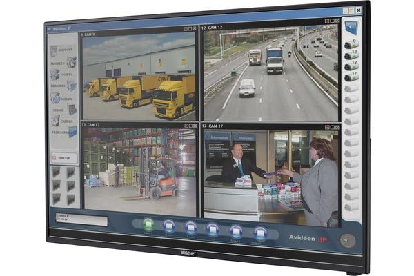 "Hanwha SMT-4343 Écran d'affichage dynamique Écran plat de signalisation numérique 108 cm (42.5"") LED 300 cd/m2 4K Ultra HD Noir"