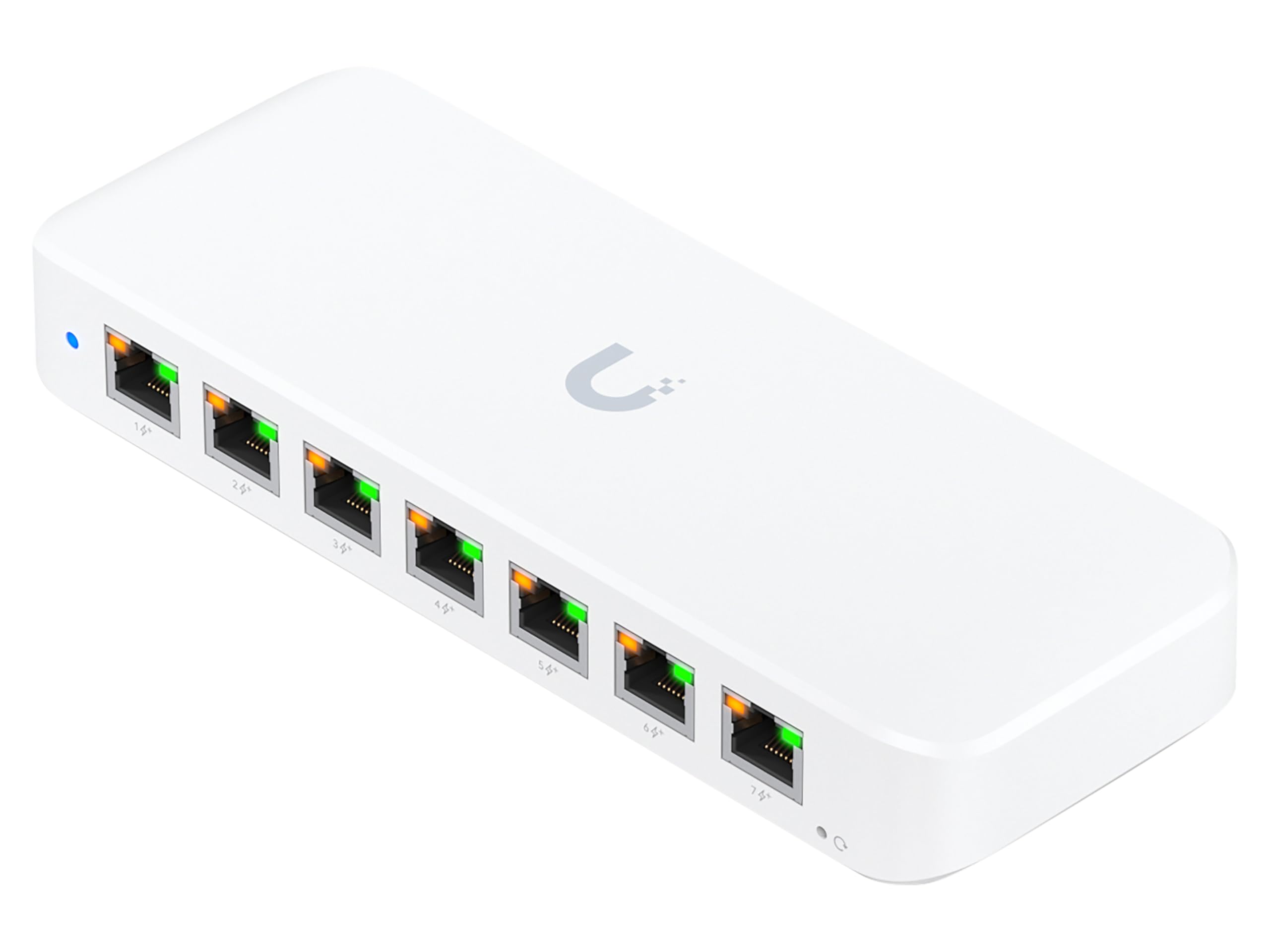 UniFi 8 port GbE PoE+Switch powered by
