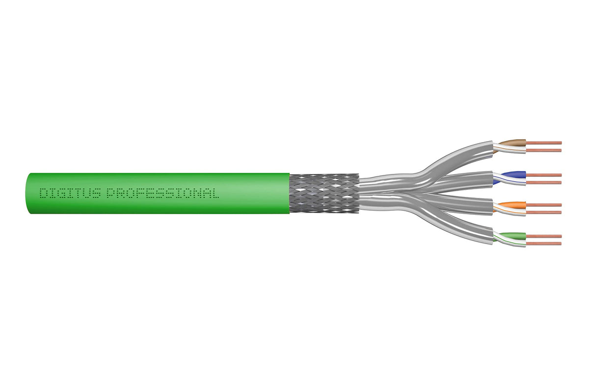 Digitus DK-1843-VH-1 câble de réseau Vert Cat8.2 S/FTP (S-STP) Rond