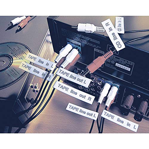 Ruban laminé standard BROTHER Noir/Blanc 24mm - TZE-251