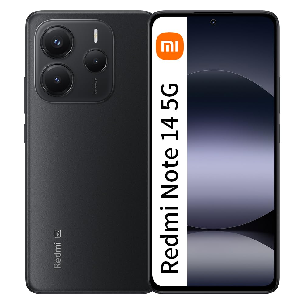 Xiaomi Redmi Note 14 5G (Double Sim - 6.67", 128 Go, 6 Go RAM) Noir