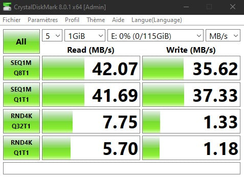 INTENSO Clé USB 3.2 Speed Line - 64 Go