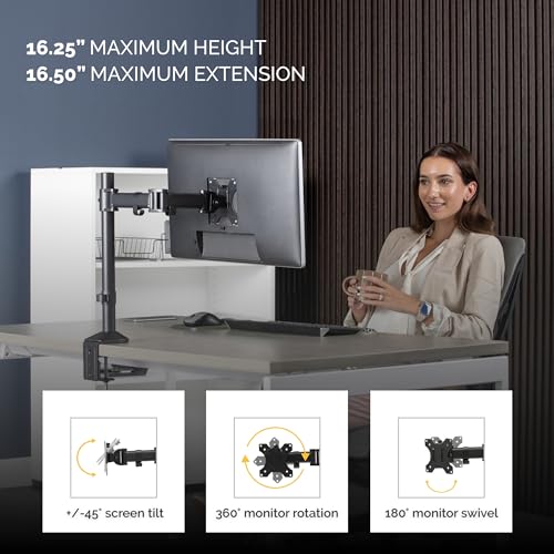 FELLOWES Reflex Bras pour moniteur simple série