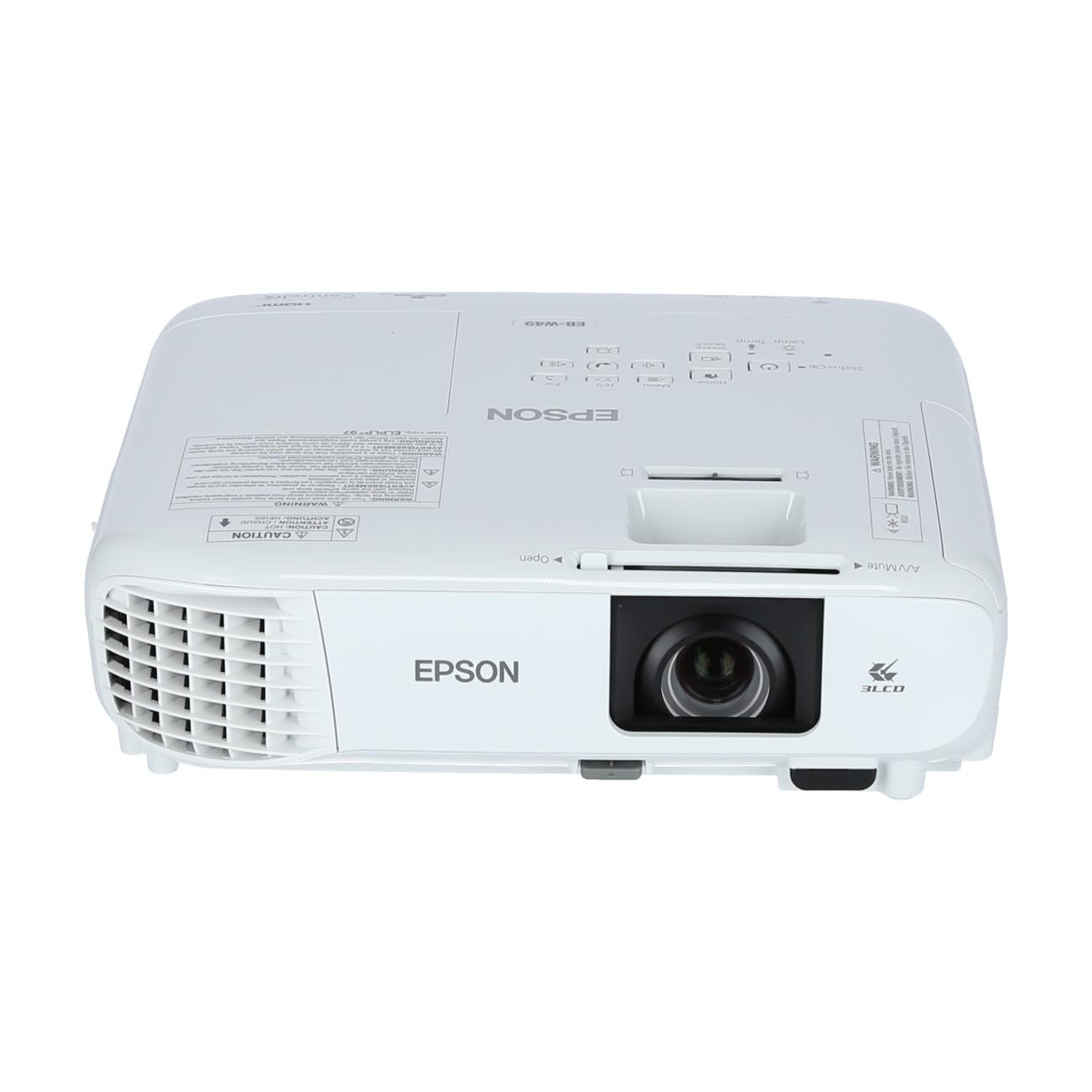 EPSON EB-W49 3LCD Projector 3800Lumen WXGA 1.30-1.56:1