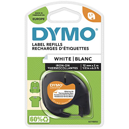 Ruban transfert DYMO vêtement N&B 12mmX2m