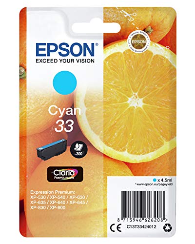 Cartouche EPSON C13T33424012 - Cyan