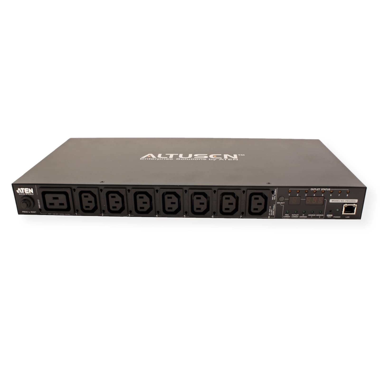Aten PE6208G eco pdu multiprise ip 2400W 7xC13+1xC19