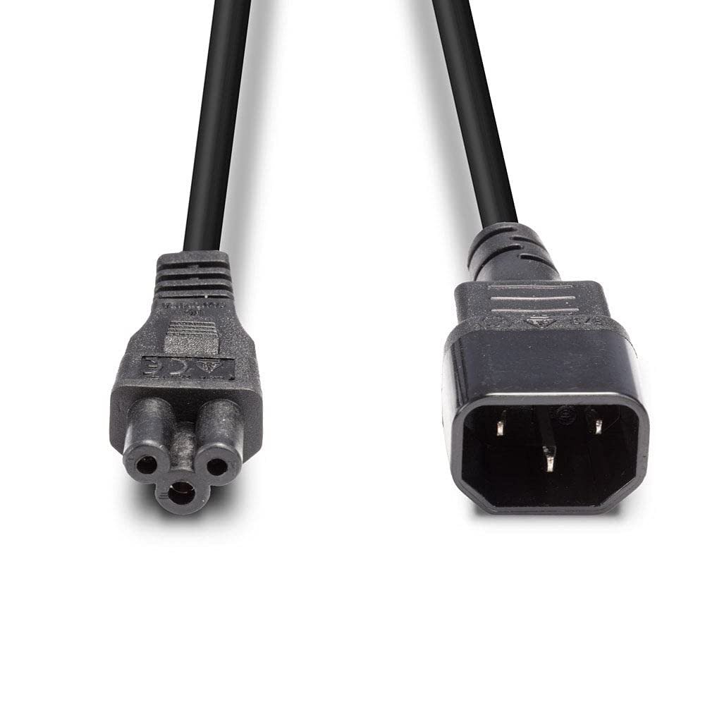 LINDY 2m IEC C14 to IEC C5 Cloverleaf Extension Cable