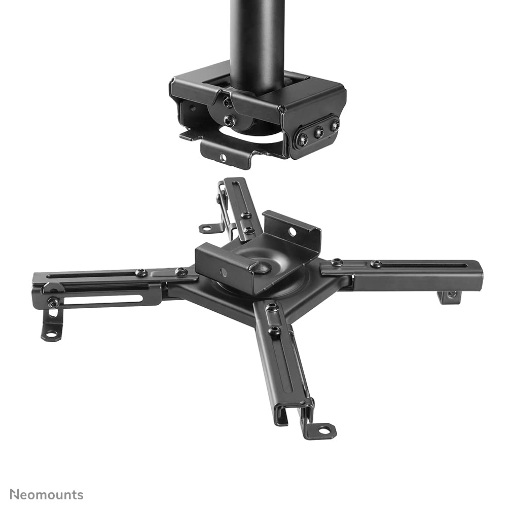 NEOMOUNTS CL25-540BL1 Support de plafond pour vidéoprojecteur - h 60.5-90.5 cm - installation facile - orientable