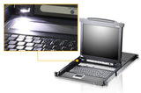 ATEN CL5708N CONSOLE LCD 19  KVM 8 PORTS VGA/USB-PS2