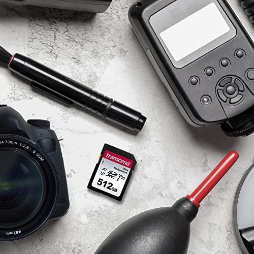 TRANSCEND 256Go SD Card UHS-I U3 A2 Ultra Performance