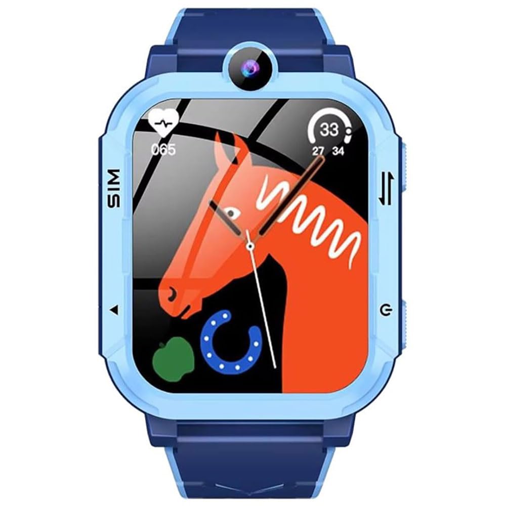 Blackview Z20 (Montre Connectée pour enfant - 1.83'' -  Support Sim 4G - Appels Vidéo 4G) Bleu