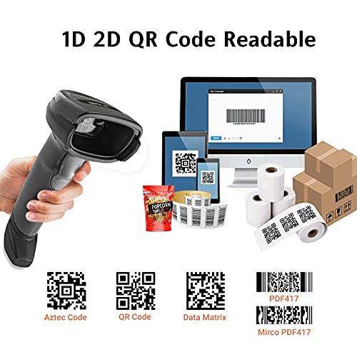 Zebra DS2208 Scanner de codes-barres portatif 1D 2D USB filaire IP42