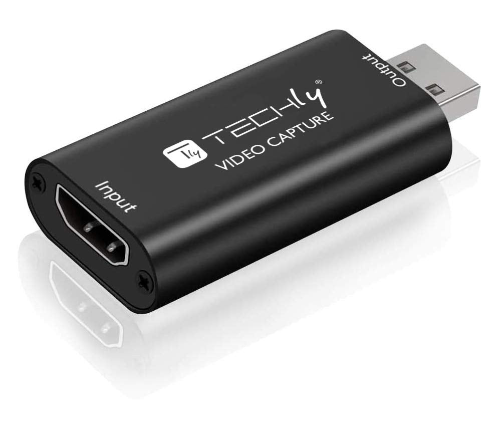 Techly I-USB-VIDEO-1080TY Carte de capture de signal HDMI 1080p Grabber pour USB 2.0