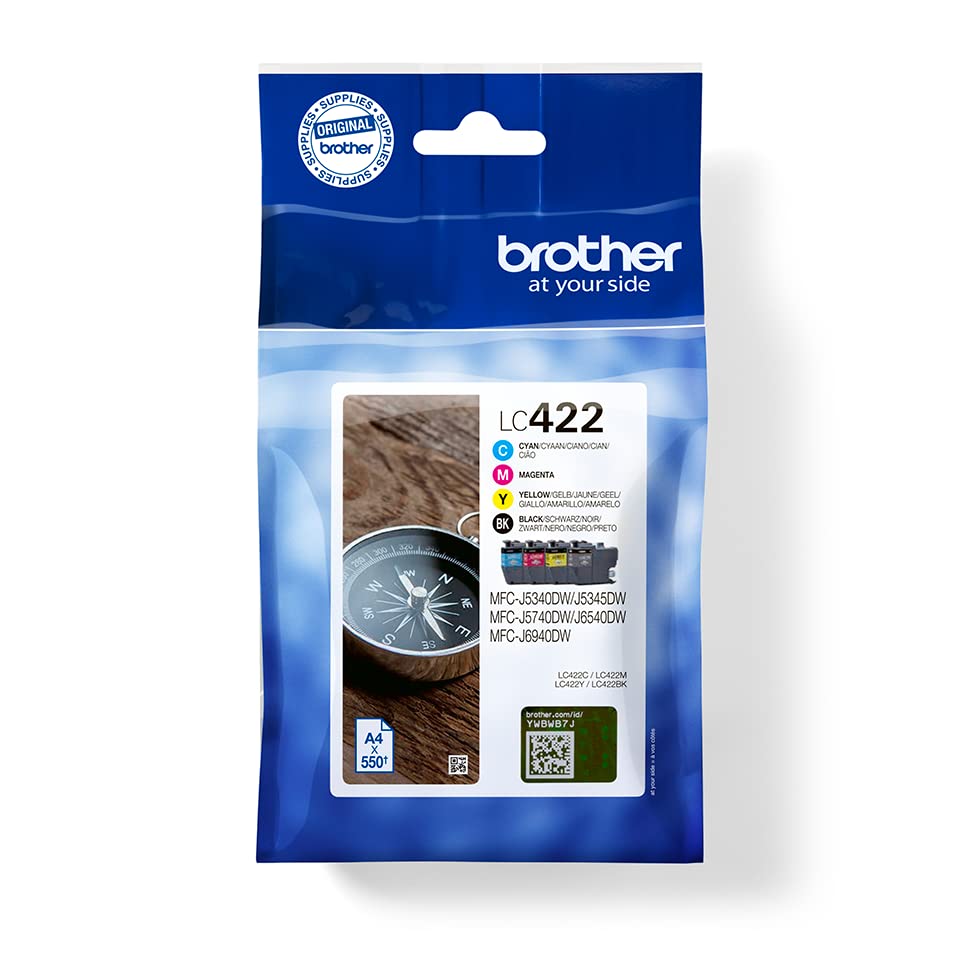 BROTHER LC422VAL Ink Cartridge For BH19M/B Compatible with MFC-J5340DW MFC-J5740DW MFC-J6540DW MFC-J6940DW 550/550 pages