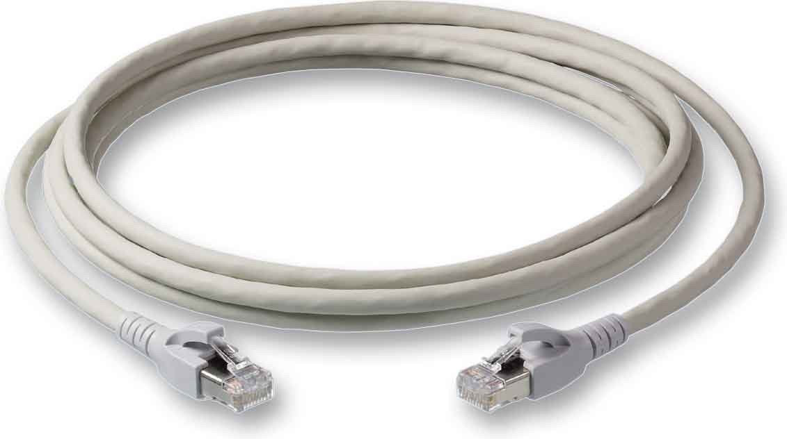 Cordon RJ45 S/FTP Cat6A LSZH Hardware, 5 m, gris