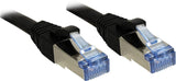 LINDY Cat.6A S/FTP LSOH Black 20m Patchcable
