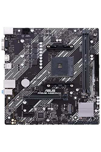 ASUS PRIME A520M-K AMD Socket AM4 for 3rd Gen AMD Ryzen mATX Form Factor DDR4