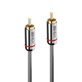 LINDY Cromo Line Audio Cable Digital Coaxial RCA-RCA M-M 1m anthrazit