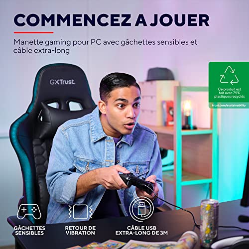TRUST Manette filaire MUTA Noire