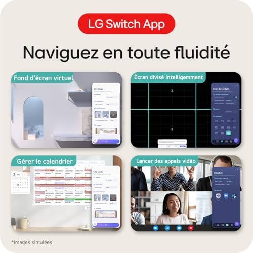 "LG 34WR55QK-B écran plat de PC 86,4 cm (34"") 3440 x 1440 pixels Wide Quad HD Noir"