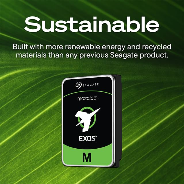 SEAGATE Disque dur Exos M 30To SATA 6 Gbit/s 7200tr/min 512Mo de mémoire cache 3.5pouces