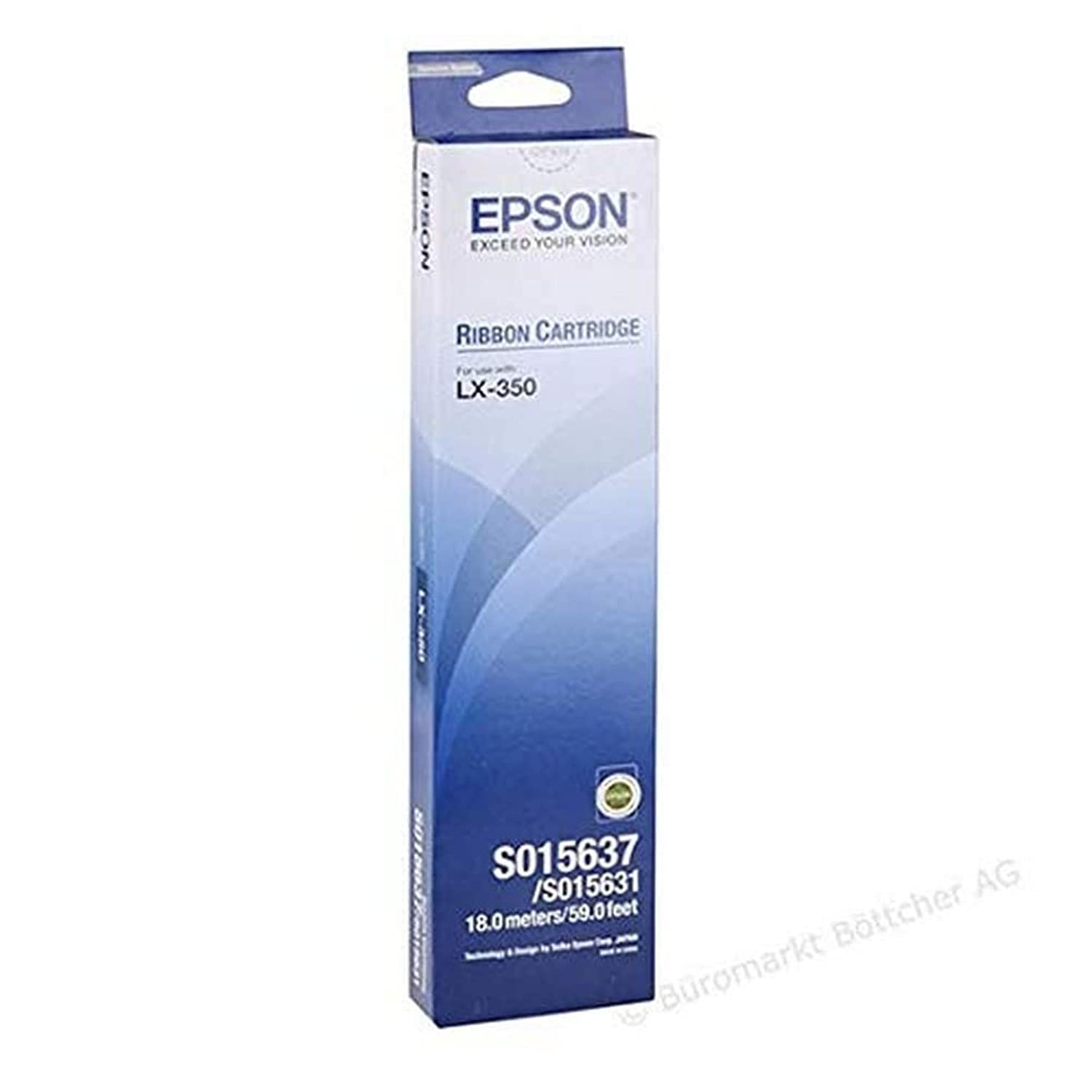 EPSON RIBBON cartouche for LX-350/LX-300/+/+II ruban noir 4.000.000 characters pack de 1