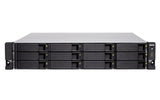 QNAP TS-1283XU-RP-E2124-8G 12-Bay NAS E-2124 8Go DDR4 12x2.5p/3.5p SATA HDD/SSD 4 GigaLan 2x10GbE SFP
