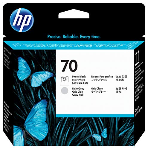 HP 70 original printhead C9470A black and light grey standard capacity 1-pack
