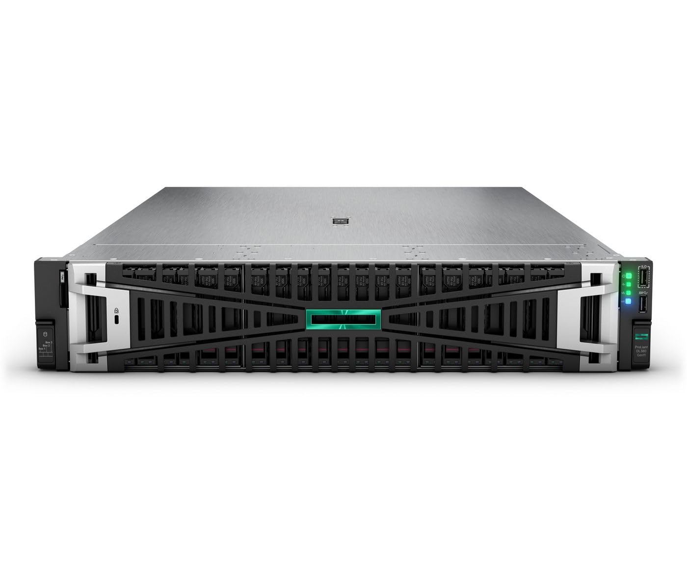 HPE ProLiant DL380 Gen11 Intel Xeon-S 4510 12-Core (2.40GHz 30MB) 64GB (2 x 32GB) 2 x 8TB 12 x LFF Low Profile MR416i-p 2 x 1000W