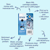 Cartouche EPSON C13T27014012 27 - Noir