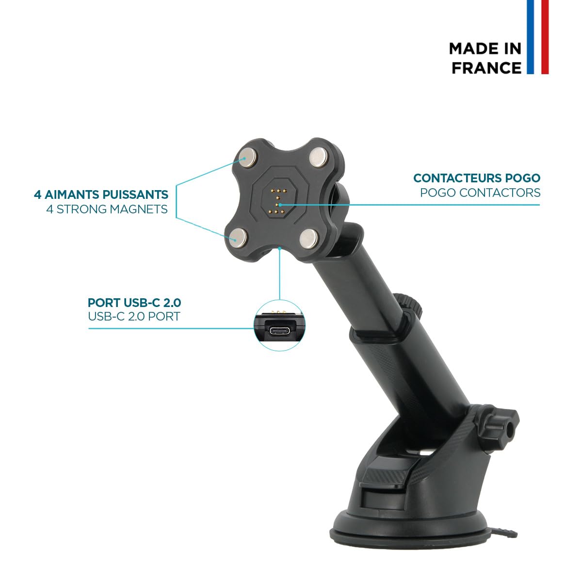Charging Suction Mount 65W