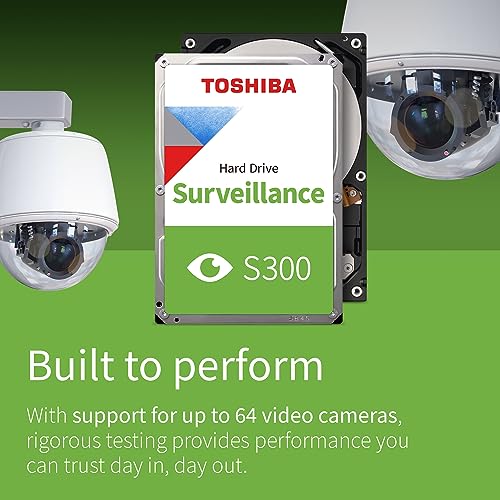 Toshiba S300 Surveillance disque dur 4 To 5400 tr/min 128 Mo 3.5" Série ATA III