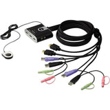 Aten CS692 KVM in Cable 2 ports HDMI/USB+Audio