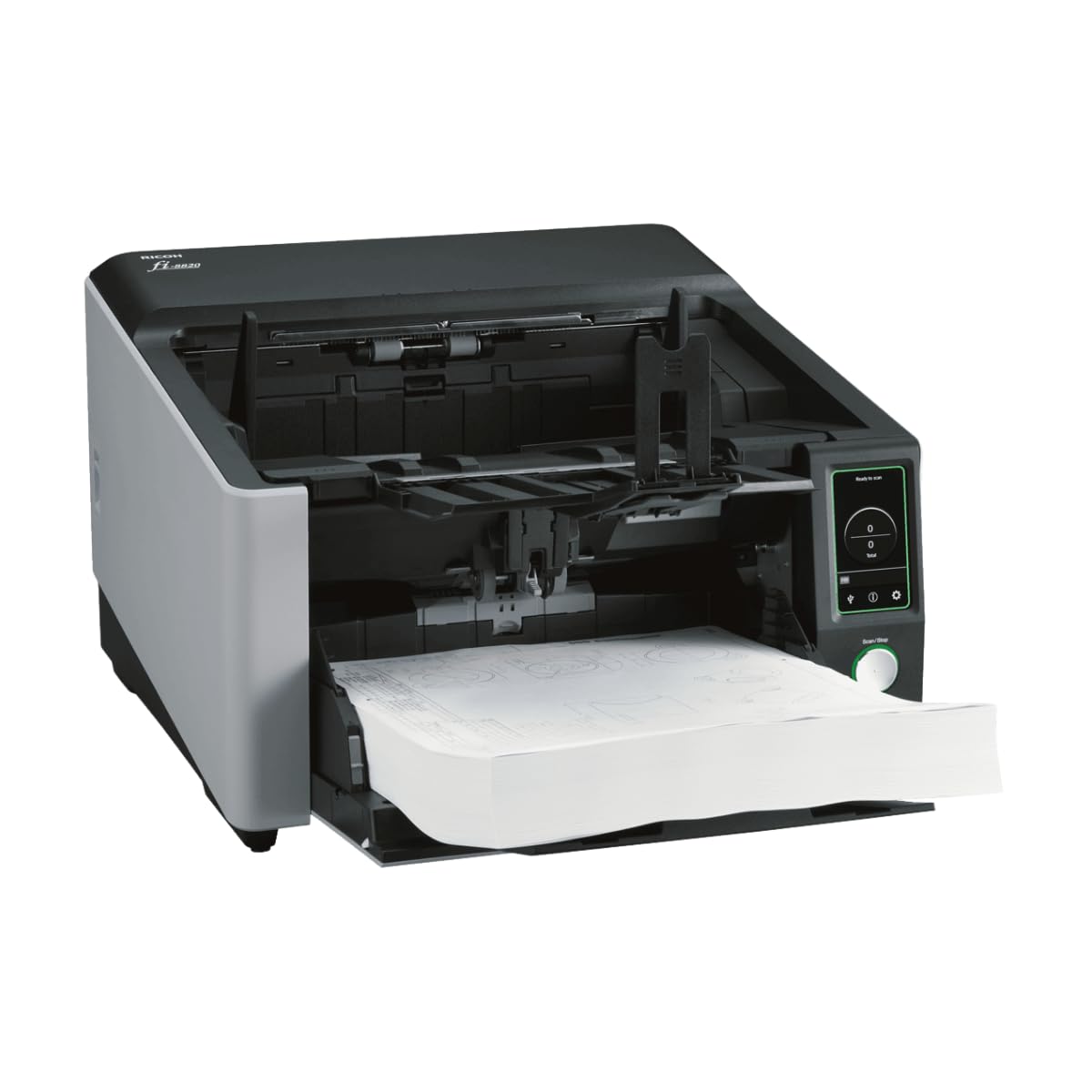 RICOH fi-8820 120ppm/240ipm A3 Duplex ADF USB3.2 Gigabit LAN Mid-Volume Production Scanner