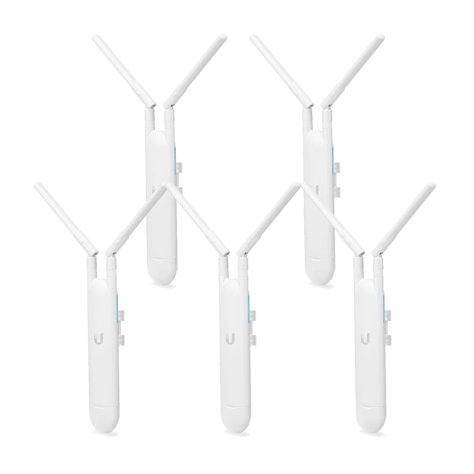 Ubiquiti UAP-AC-M-5 Networks 5x Unifi AC Mesh 867 Mbit/s Blanc Connexion Ethernet, supportant l'alimentation via ce port (PoE) (5-pack)