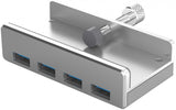 DACOMEX HB504 Hub 4 ports clipsable en aluminium USB 3.0