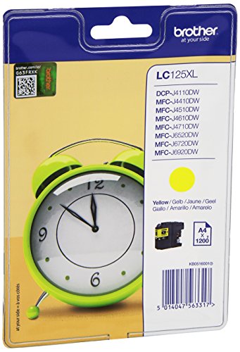 Cartouche BROTHER LC125XLBP - Yellow