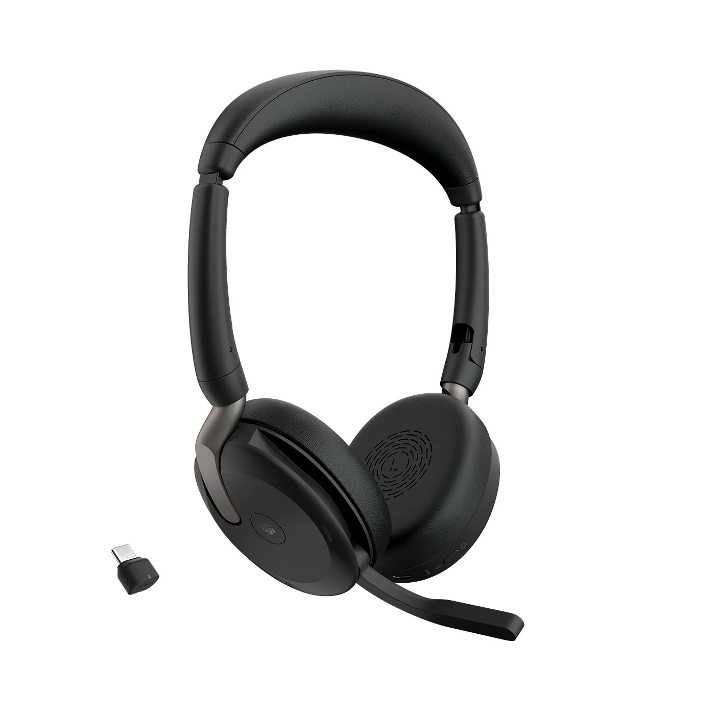 Jabra Evolve2 65 Flex Casque Avec fil &sans fil Arceau Bureau/Centre d'appels USB Type-C Bluetooth Noir