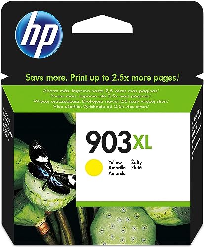 HP 903XL original Ink cartridge T6M11AE BGX Yellow High Yield 825 Pages