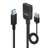 LINDY 35m Hybrid USB 3.2 Gen 2 Type A Cable