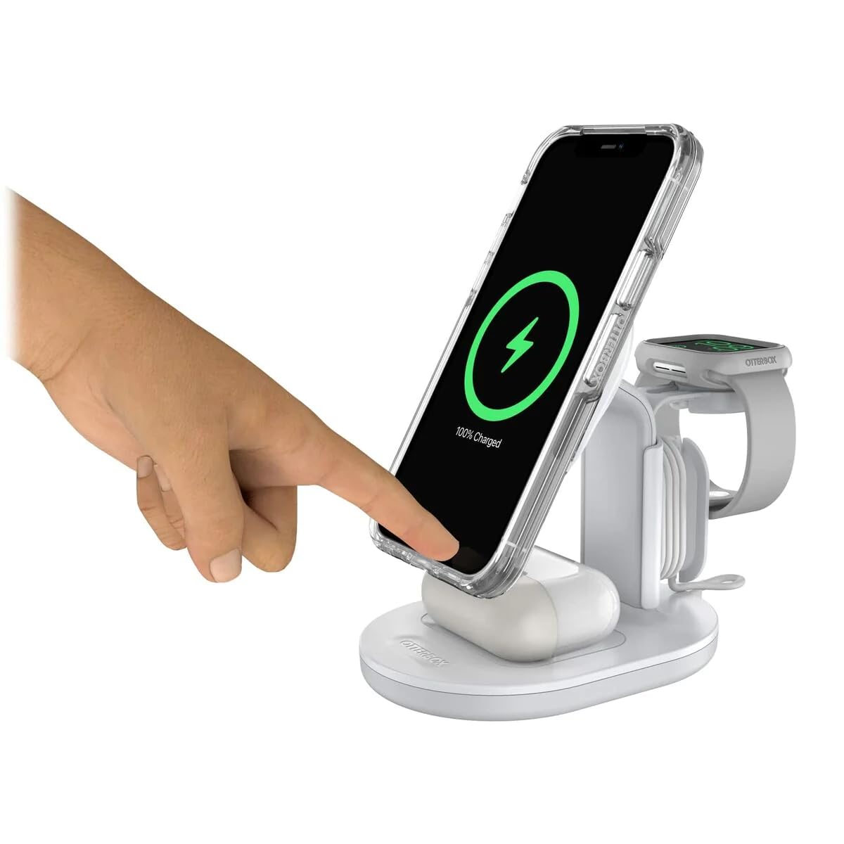 MultiDevice Wireless Charging Stand WHT