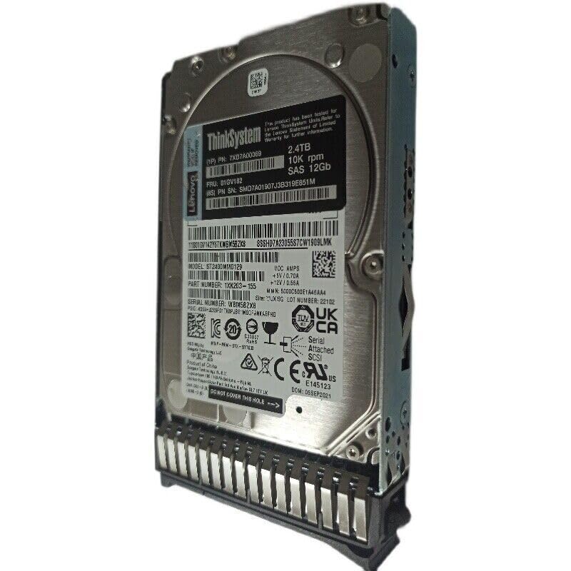 LENOVO ISG 2.4TB Enterprise Performance 2.5inch 10K SAS 12Gb Hot Swap 512e HDD