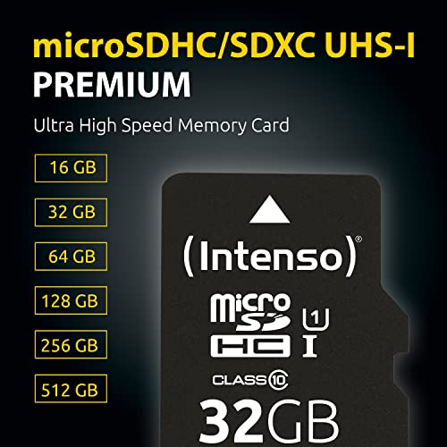 INTENSO Carte MicroSDXC UHS-I Premium Class 10 - 64 Go
