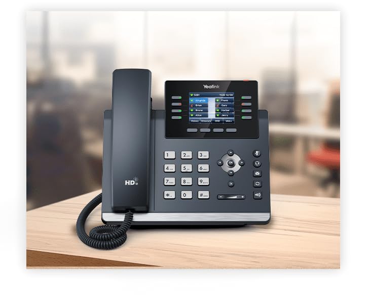 Yealink SIP-T44U téléphone fixe Gris 8 lignes LCD Wifi