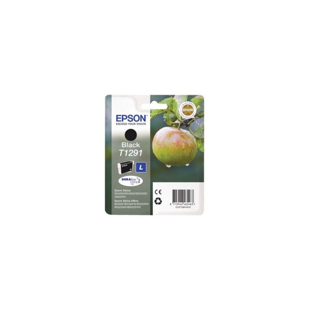 EPSON 6LB T1291 ink cartridge black high capacity 11.2ml 1-pack RF-AM blister w/s
