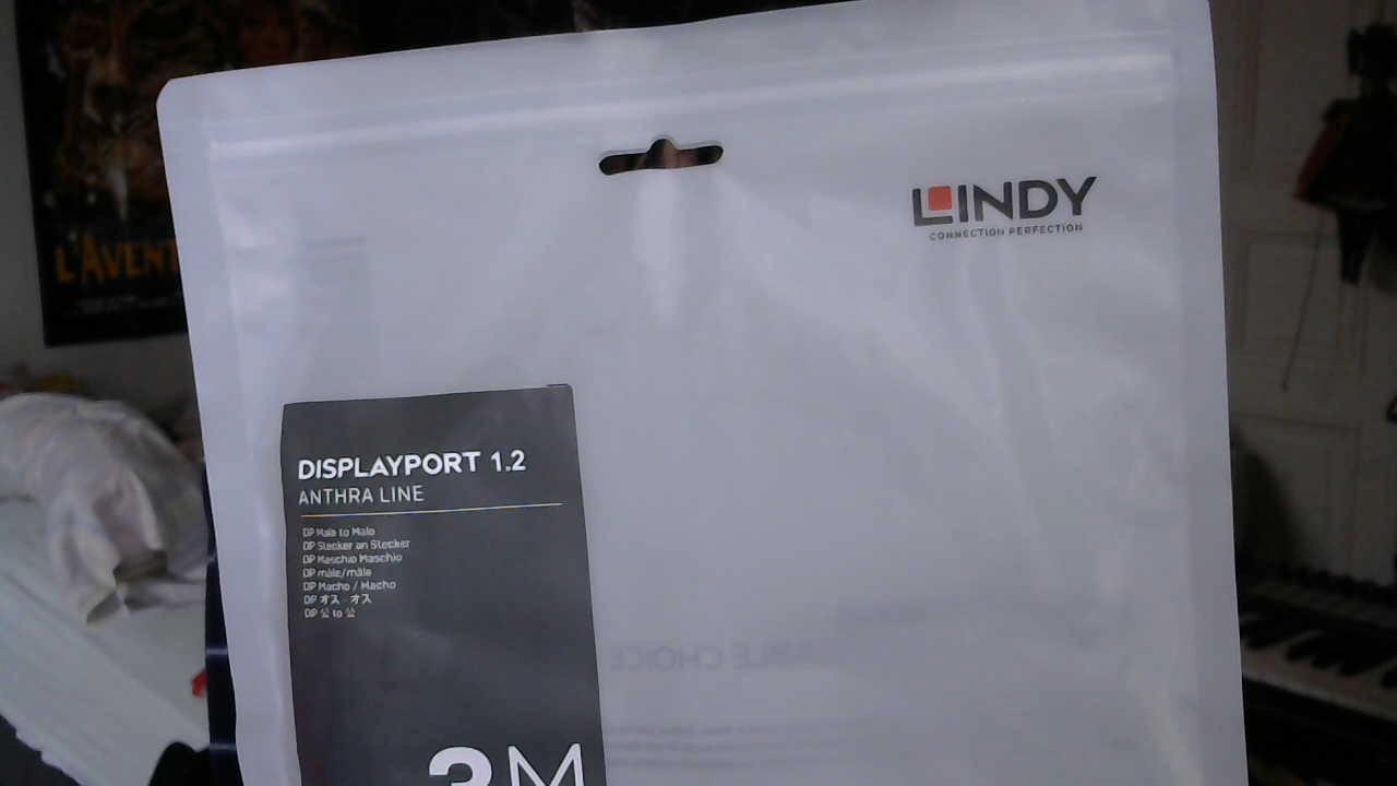 LINDY Câble DisplayPort 1.2 Anthra Line 3m